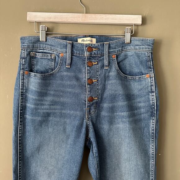 Madewell Classic Blue Skinny Jeans - Picture 3 of 5